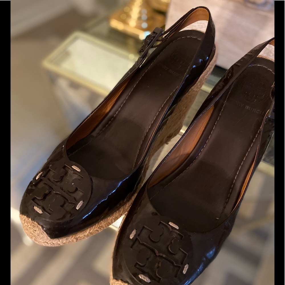 Tory Burch brown espadrilles